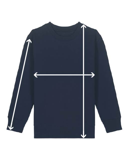 Storleksguide Changer collegetröja junior